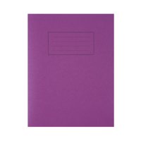 Silvine 9x7 inch/229x178mm Exercise Book Ruled Purple 80 Pages (Pack 10) - EX100 - GARDEN & PET SUPPLIES