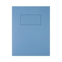 Silvine 9x7 inch/229x178mm Exercise Book 7mm Square 80 Pages Blue (Pack 10) - EX106 - GARDEN & PET SUPPLIES