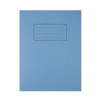 Silvine 9x7 inch/229x178mm Exercise Book Ruled Blue 80 Pages (Pack 10) - EX104 - GARDEN & PET SUPPLIES