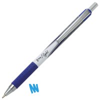 Zebra Z-Grip Flight Ballpoint Pen 1.2mm Tip 0.6mm Line Blue (Pack 12) - 13302 - GARDEN & PET SUPPLIES