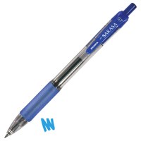 Zebra Sarasa Retractable Gel Rollerball Pen 0.7mm Tip 0.5mm Line Blue (Pack 12) - 46820 - GARDEN & PET SUPPLIES