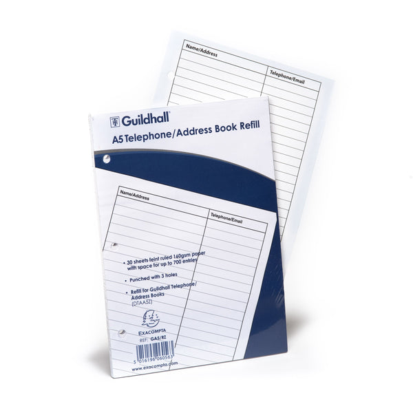 Goldine A5 Address Book Refill 30 Sheets - GA5/RZ - GARDEN & PET SUPPLIES