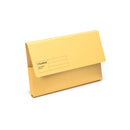 Guildhall Blue Angel Document Wallet Manilla Foolscap Half Flap 285gsm Yellow (Pack 50) - GDW1-YLWZ - GARDEN & PET SUPPLIES