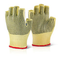 Kevlar Medium Fingerless Dotted Gloves {All Sizes} - GARDEN & PET SUPPLIES