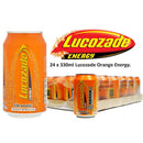 Lucozade Energy Sparkling Orange Drink 24 X 330ml - GARDEN & PET SUPPLIES