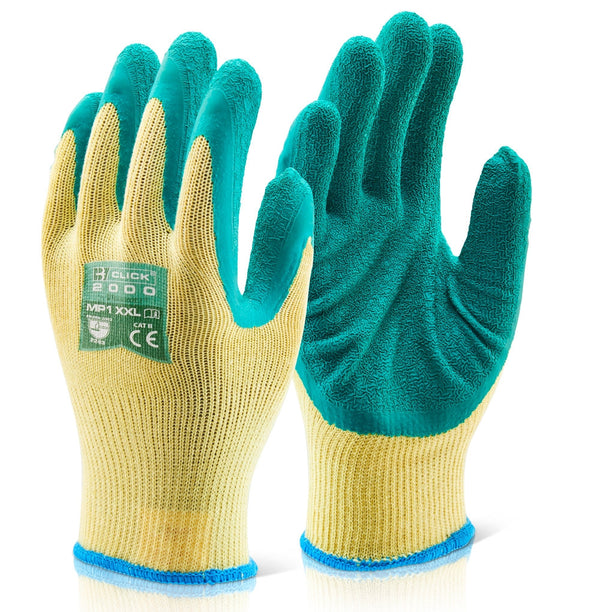 Beeswift 2000 Green Latex Gloves 10's {All Sizes} - GARDEN & PET SUPPLIES