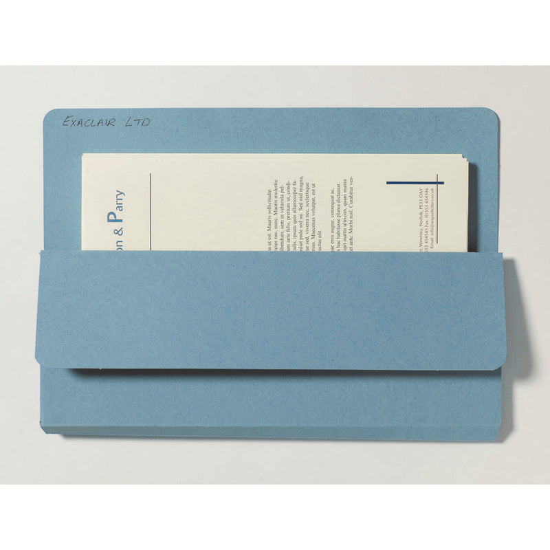 Guildhall Open Top Wallet Manilla Foolscap 315gsm Blue (Pack 50) - OTW-BLUZ - GARDEN & PET SUPPLIES