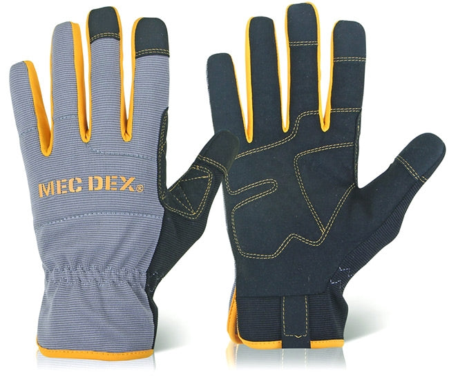 Mechanics Gloves "Passion Plus" Mec Dex {All Sizes} - GARDEN & PET SUPPLIES