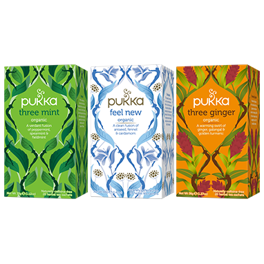 Pukka Herbs Tea Variety Pack - 3 Boxes, 60 Sachets - Digestion Organic Teas Bundle - GARDEN & PET SUPPLIES