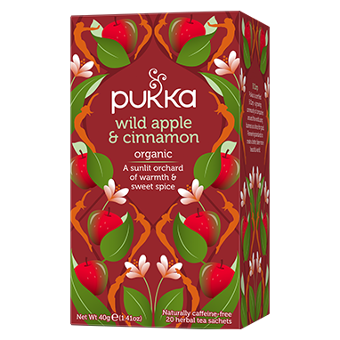 Pukka Organic Wild Apple & Cinnamon Tea 20's - GARDEN & PET SUPPLIES