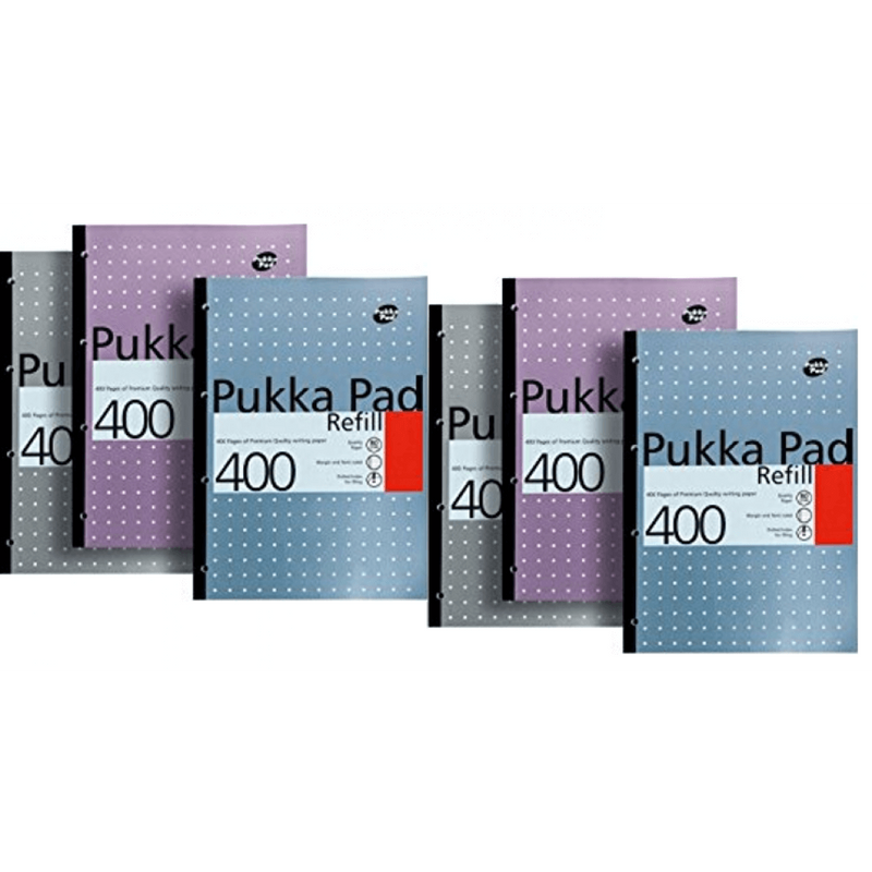 Pukka Pads A4 Refill Pad 400 Sheet (Pack of 5) - GARDEN & PET SUPPLIES