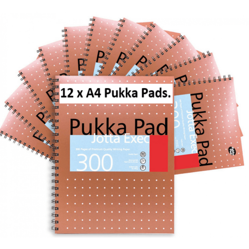 Pukka Pads Copper Jotta Exec A4 Notebook - Pack of 3 Pads - GARDEN & PET SUPPLIES