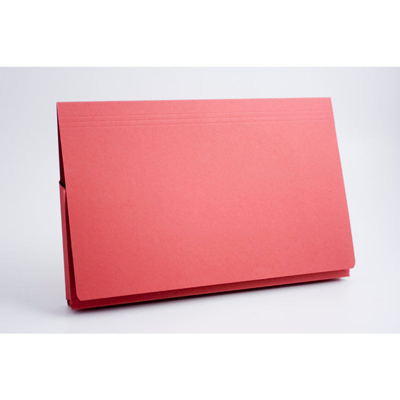 Guildhall Document Wallet Manilla Full Flap Foolscap 315gsm Red (Pack 50) - PW2-REDZ - GARDEN & PET SUPPLIES