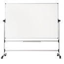 Bi-Office Earth-It Revolver Double Sided Magnetic Enamel Whiteboard Aluminium Frame 1200x900mm - RQR0224 - GARDEN & PET SUPPLIES