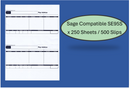 Sage (SE95S) Compatible 1-Part Laser Pay Advice Forms Pack 500's