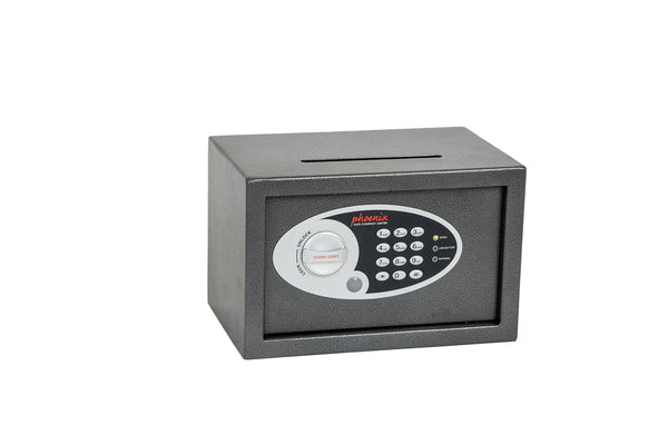 Phoenix Vela Deposit Home and Office Size 1 Safe Electronic Lock Graphite Grey SS0801ED - GARDEN & PET SUPPLIES