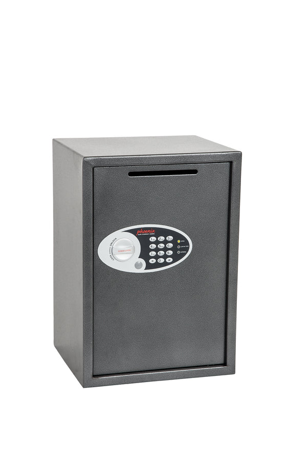 Phoenix Vela Deposit Home and Office Size 4 Safe Electronic Lock Graphite Grey SS0804ED - GARDEN & PET SUPPLIES