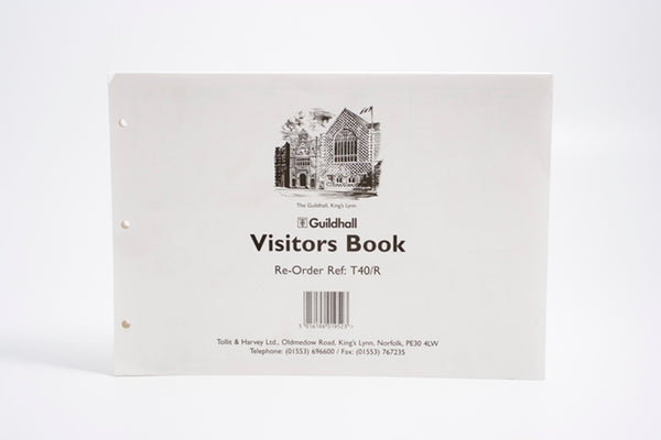 Guildhall Visitor Book Loose Leaf Refills (Pack 50 Sheets) T40/RZ - GARDEN & PET SUPPLIES