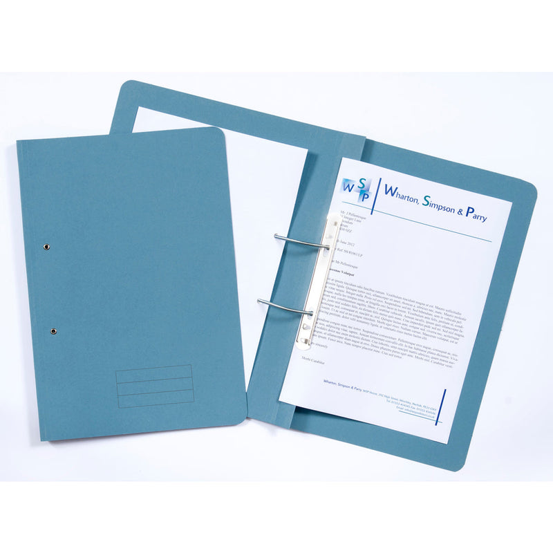 Exacompta Transfer File Manilla Foolscap Blue 285gsm (Pack 25) TFM-BLUZ - GARDEN & PET SUPPLIES