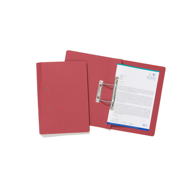 Exacompta Transfer File Manilla Foolscap Red 285gsm (Pack 25) TFM-REDZ - GARDEN & PET SUPPLIES