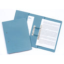 Exacompta Pocket Spring File Manilla Foolscap 285gsm Blue (Pack 25) - TPFM-BLUZ - GARDEN & PET SUPPLIES