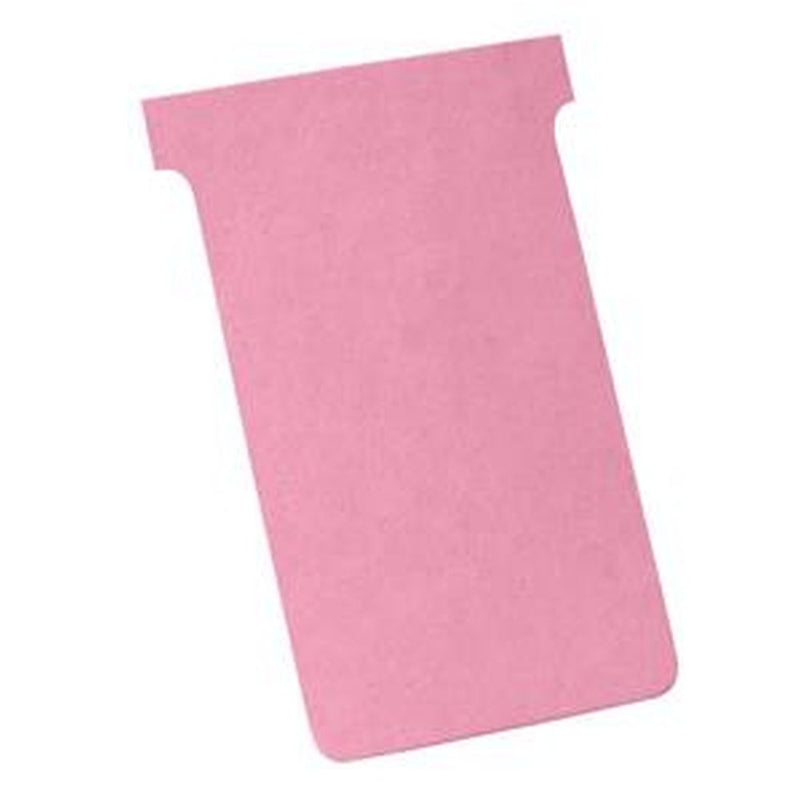 Nobo T-Card Size 4 112 x 180mm Pink (Pack of 100) 2004008 - GARDEN & PET SUPPLIES