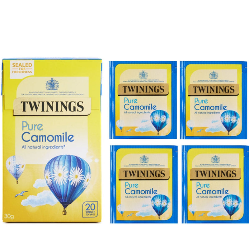 Twinings Pure Camomile {Individually Wrapped } Tea 20's - GARDEN & PET SUPPLIES