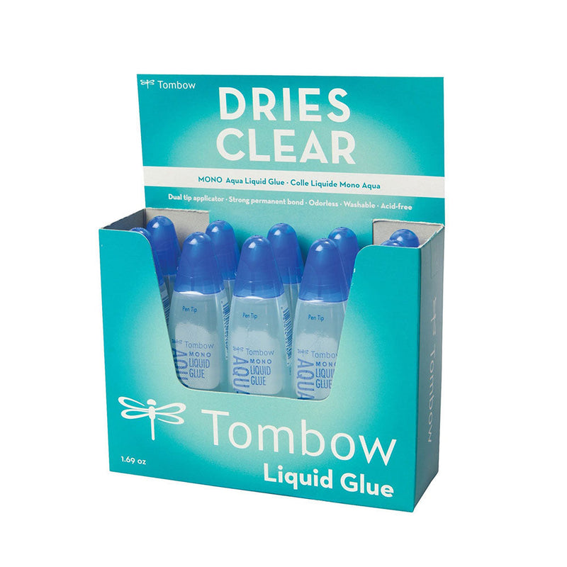 Tombow Aqua Liquid Glue Dual Tip Pack 10's - GARDEN & PET SUPPLIES