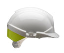 Reflex Safety Helmet White C/W Rear Yellow Flash - GARDEN & PET SUPPLIES