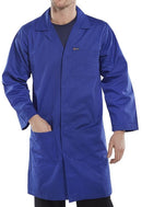 Warehouse Hygiene Coat Royal Blue (All Sizes) - GARDEN & PET SUPPLIES