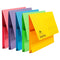 Pukka Pads Brights Document Wallets Foolscap Half Flap Assorted Colours (5 Pack) - GARDEN & PET SUPPLIES