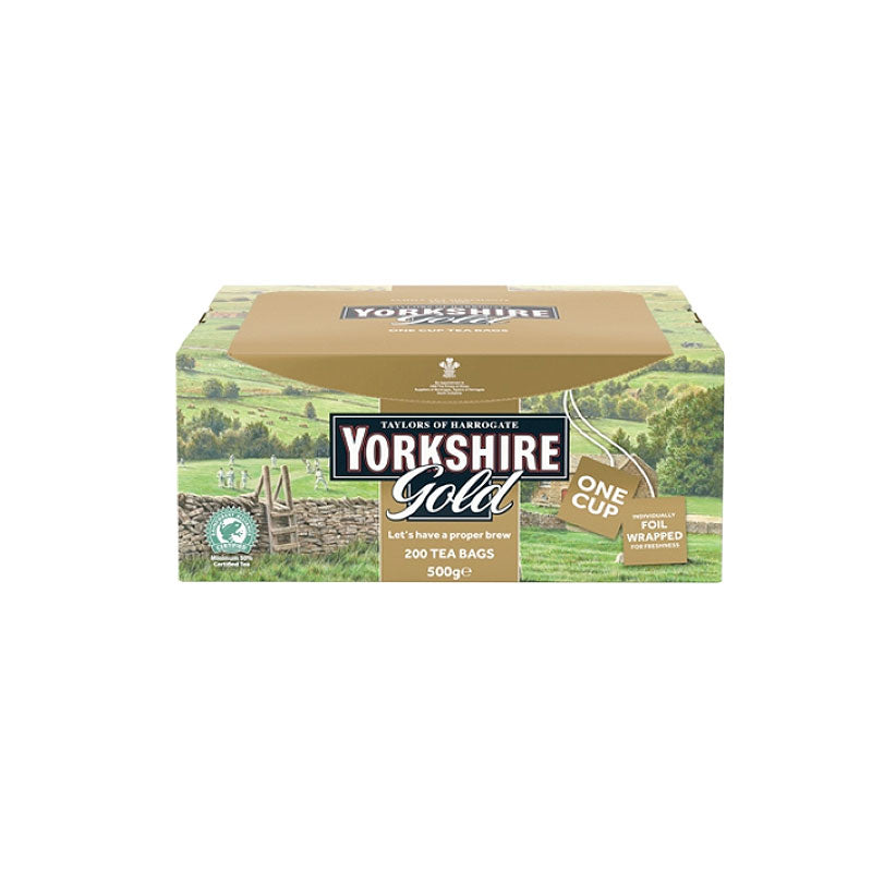 Yorkshire Gold Envelope String & Tag Tea Bags 1 x 200 - GARDEN & PET SUPPLIES