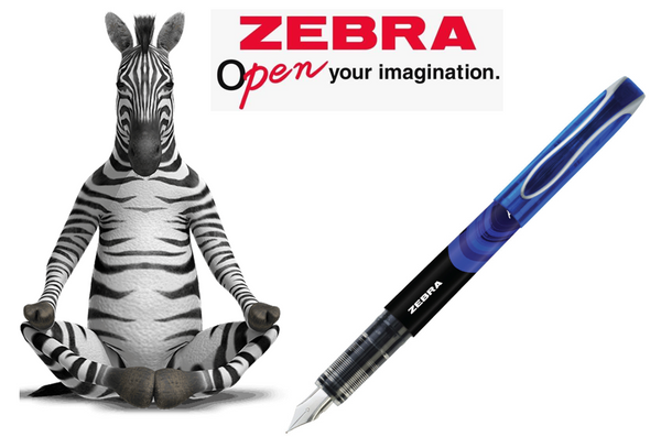 Zebra Fuente Disposable Blue Fountain Pen - GARDEN & PET SUPPLIES