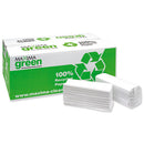 Maxima Green Two Ply C-Fold Hand Towels White 15x160's {2400} - GARDEN & PET SUPPLIES