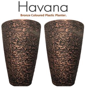 GARDEN & PET SUPPLIES - Strata Havana Bronze Planter