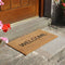 Fixtures "Welcome" 34cm x 60cm PVC Backed Coir Door Mat