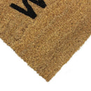 Fixtures "Welcome" 34cm x 60cm PVC Backed Coir Door Mat