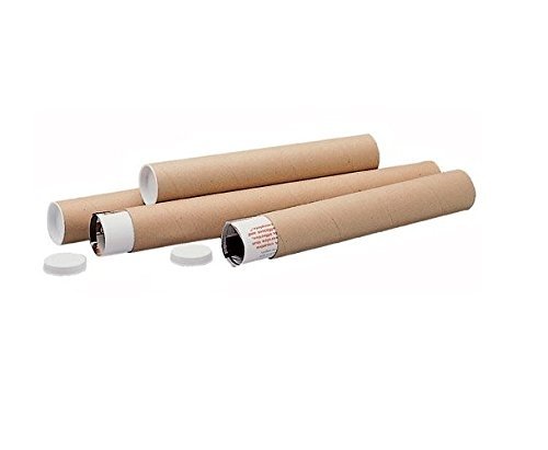 Brown 720x100mm Postal Tube Pack 5's - Garden & Pet Supplies