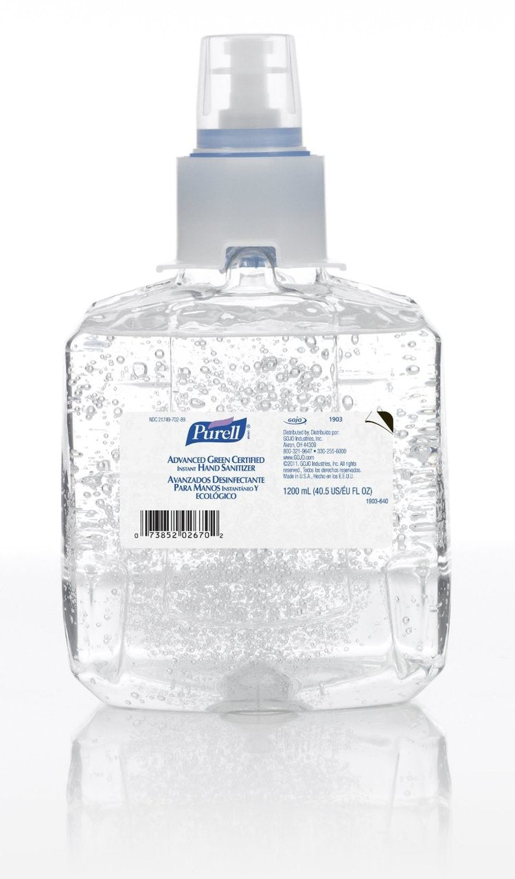 PURELLÂ® Advanced Hand Sanitizer Green Certified Gel {1903} 1200ml - GARDEN & PET SUPPLIES