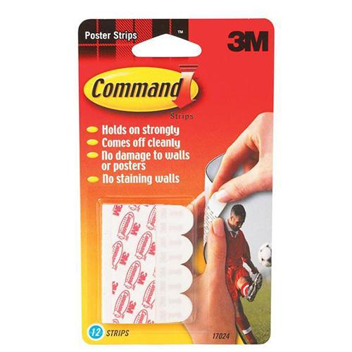 GARDEN & PET SUPPLIES - 3M Command Poster Strips Pack 12's