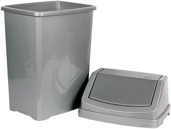 Wham Casa 25 Litre Swing Bin Silver/Grey