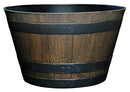 Fixtures Half Barrel Cask Brown 62cm x 38cm Extra Large Planter