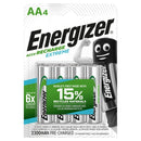 Energizer Rechargable Extreme Batteries AA Pack 4's