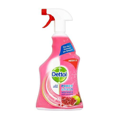 GARDEN & PET SUPPLIES - Dettol Power & Fresh Pomegranate Spray 1 Litre