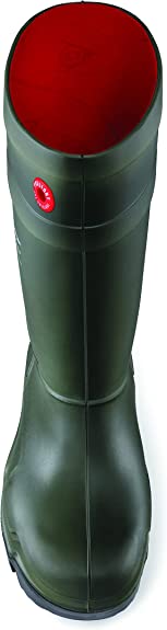 Dunlop Purofort Thermo Safety Wellies GREEN Safe to -50°C {All Sizes}