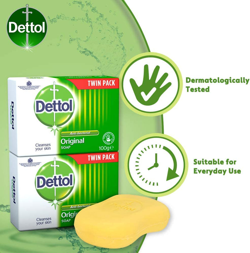 Dettol Antibacterial Original Soap 2x100g