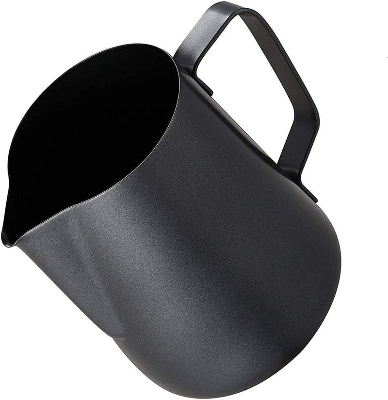 Fixtures Black Teflon Coated Milk Frothing Jug 600ml