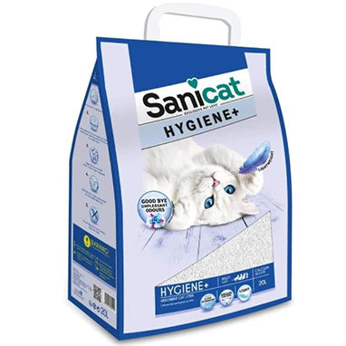 GARDEN & PET SUPPLIES - Sanicat Hygiene Plus Non Clumping Litter 20 Litre