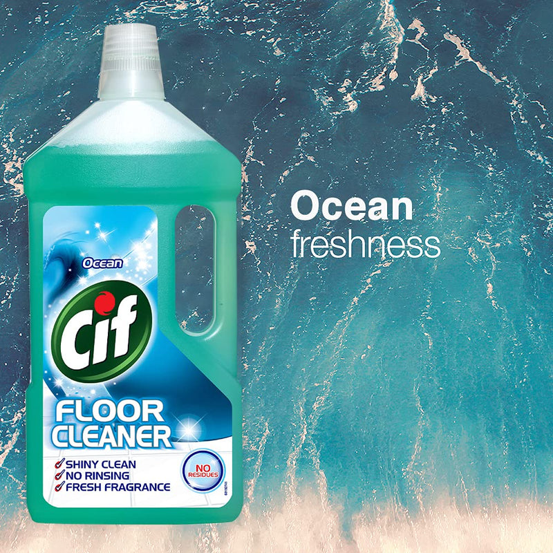 CIF Ocean Multipurpose Floor Cleaner with Shiny Clean & Fresh Fragrance 950ml