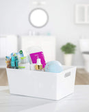 Wham White Rectangular Studio Basket 4.02 3.9 Litre